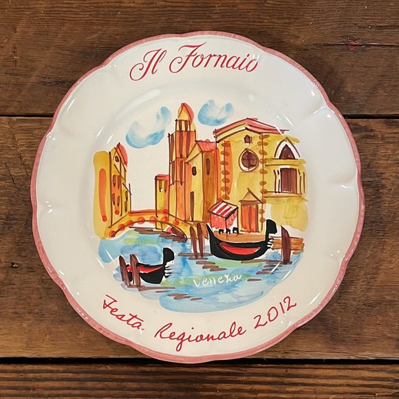 IL FORNAIO FESTA REGIONALE 2012 ITALIAN COLLECTIBLE PLATE - Picture 3 of 6